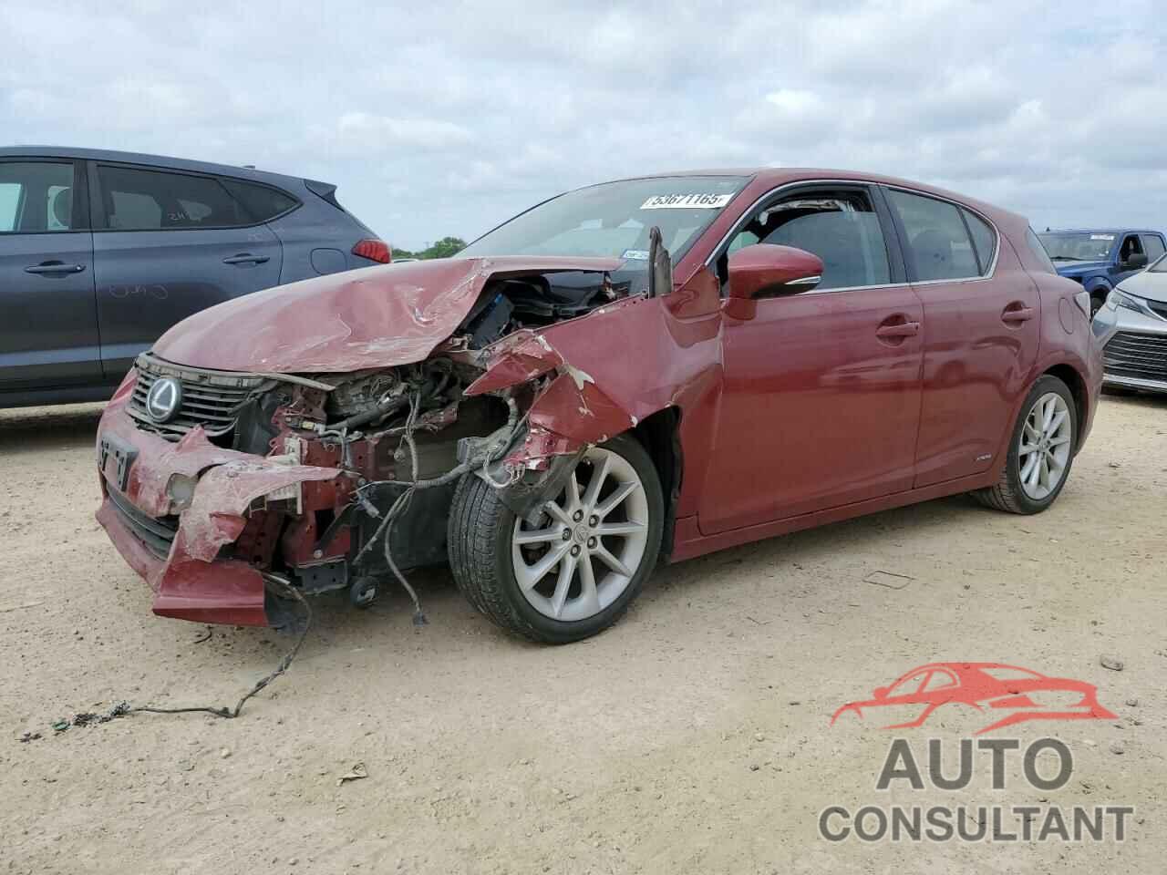 LEXUS CT 200 2012 - JTHKD5BH4C2081038