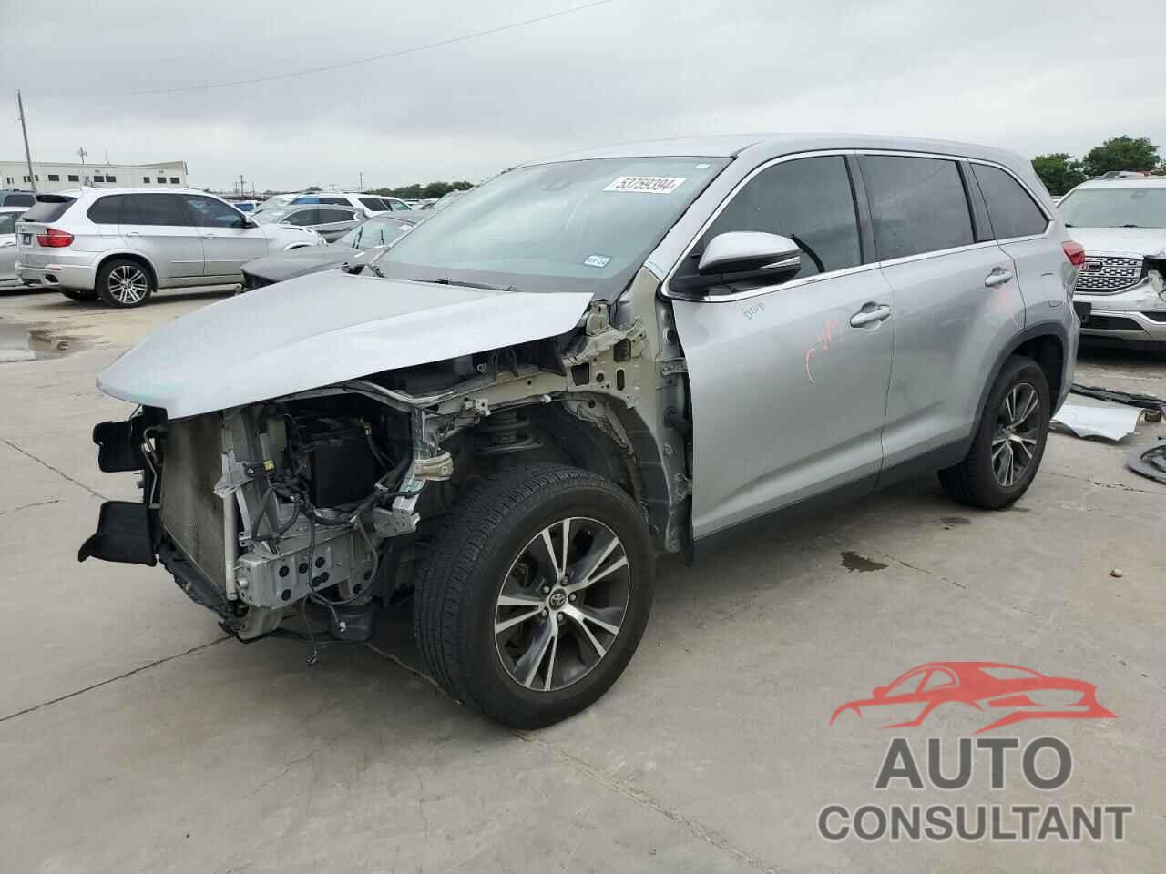 TOYOTA HIGHLANDER 2019 - 5TDZARFH5KS047286