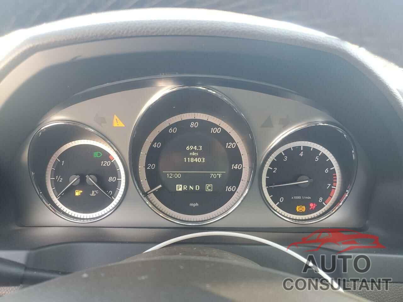 MERCEDES-BENZ C-CLASS 2010 - WDDGF5EB0AR115320