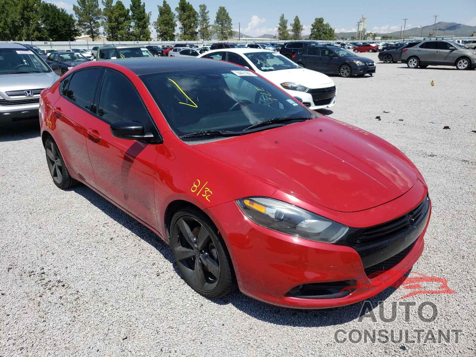 DODGE DART 2016 - 1C3CDFBB3GD516167