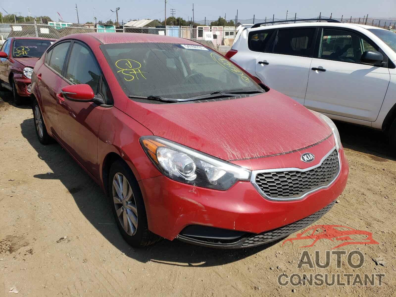 KIA FORTE 2016 - KNAFX4A62G5558619