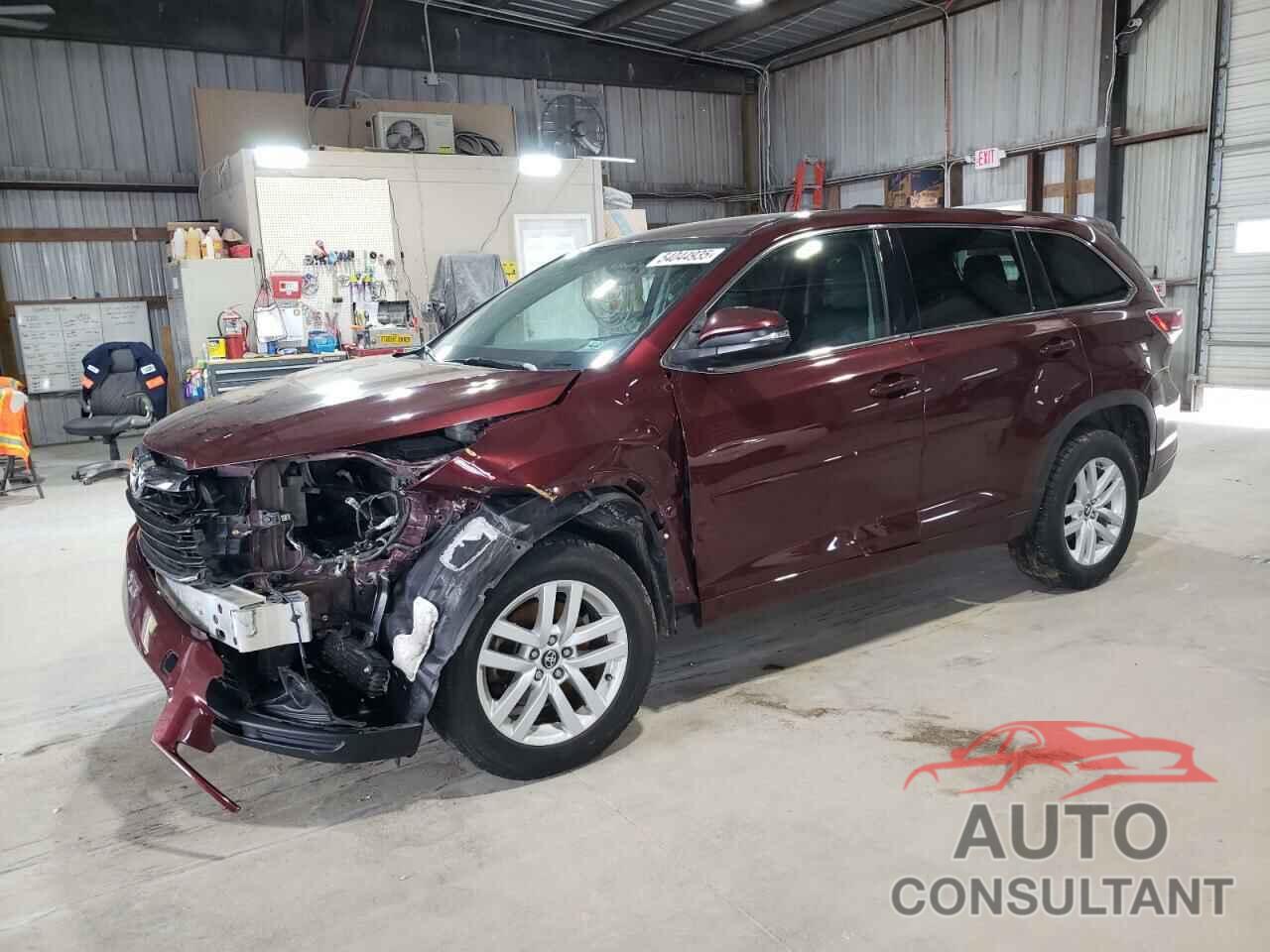 TOYOTA HIGHLANDER 2016 - 5TDZKRFH9GS146116