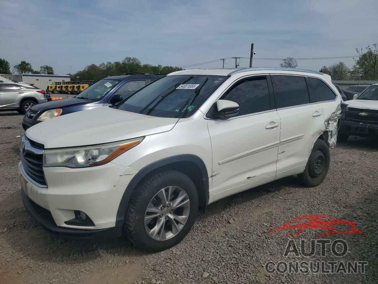 TOYOTA HIGHLANDER 2015 - 5TDJKRFHXFS220882