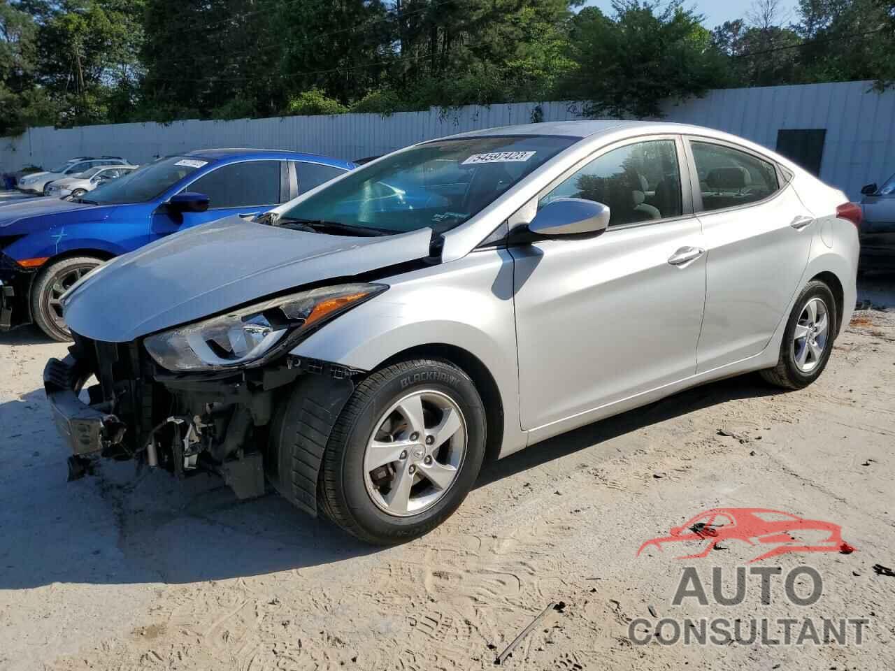 HYUNDAI ELANTRA 2014 - KMHDH4AE3EU187600