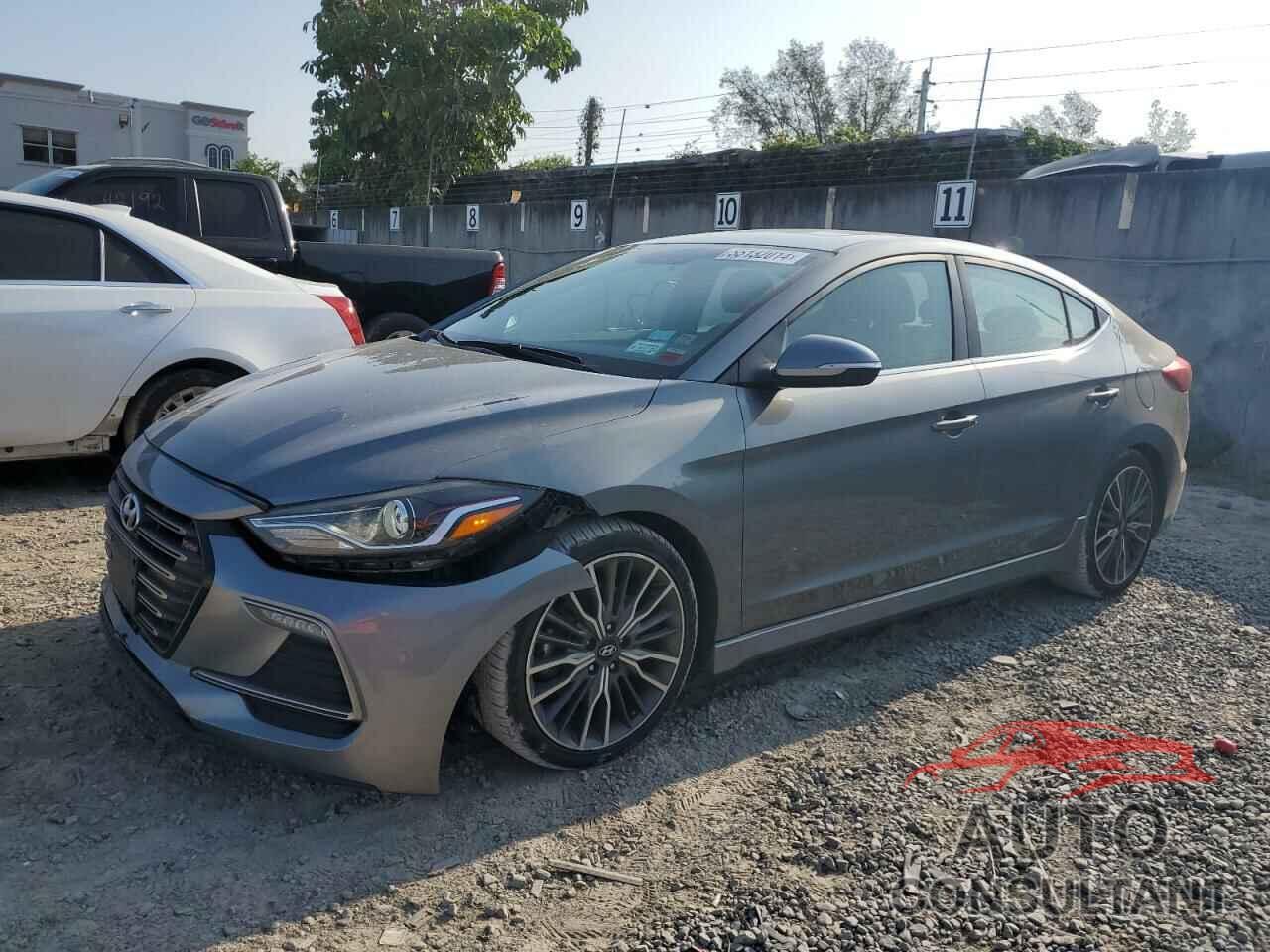 HYUNDAI ELANTRA 2018 - KMHD04LB0JU554702