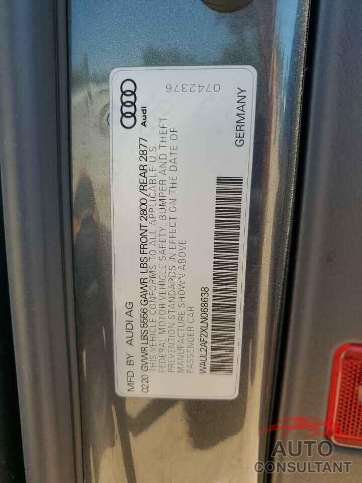 AUDI A6 2020 - WAUL2AF2XLN068638