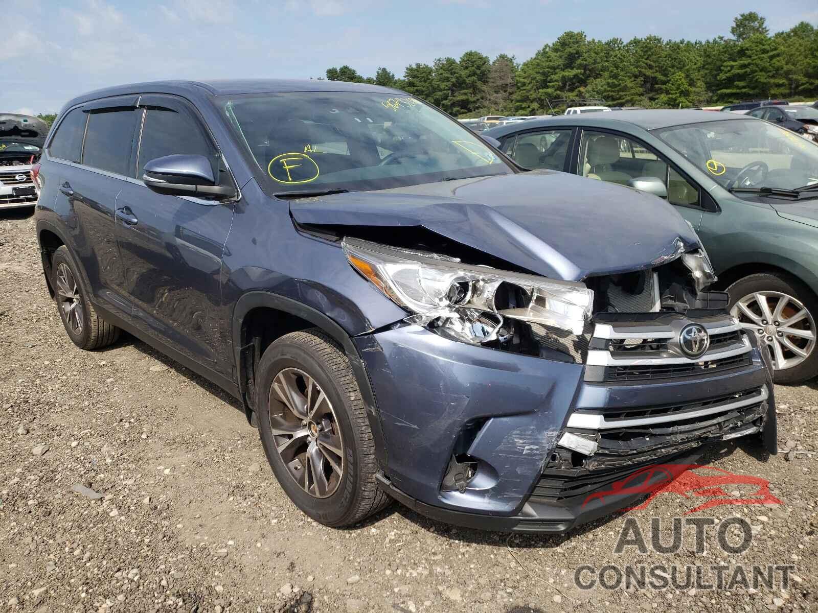 TOYOTA HIGHLANDER 2019 - 5TDBZRFH1KS710329