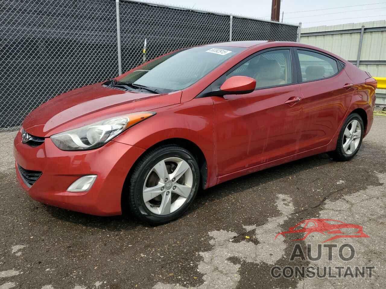 HYUNDAI ELANTRA 2012 - KMHDH4AE2CU264809