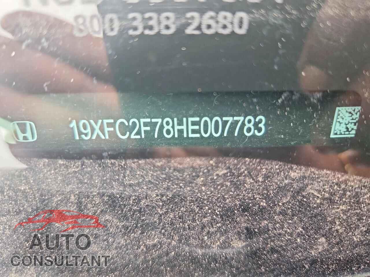 HONDA CIVIC 2017 - 19XFC2F78HE007783
