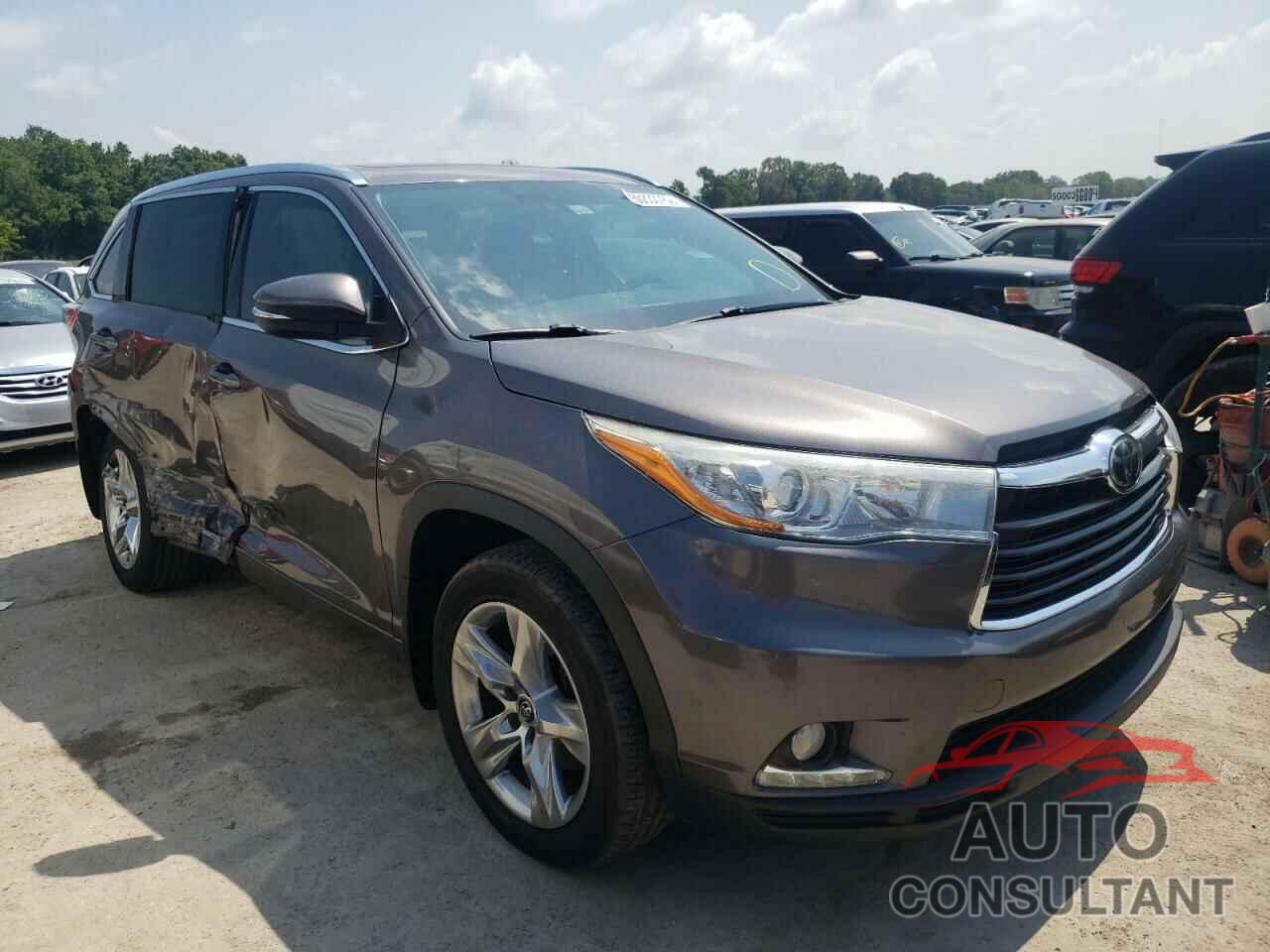 TOYOTA HIGHLANDER 2016 - 5TDYKRFH4GS149081