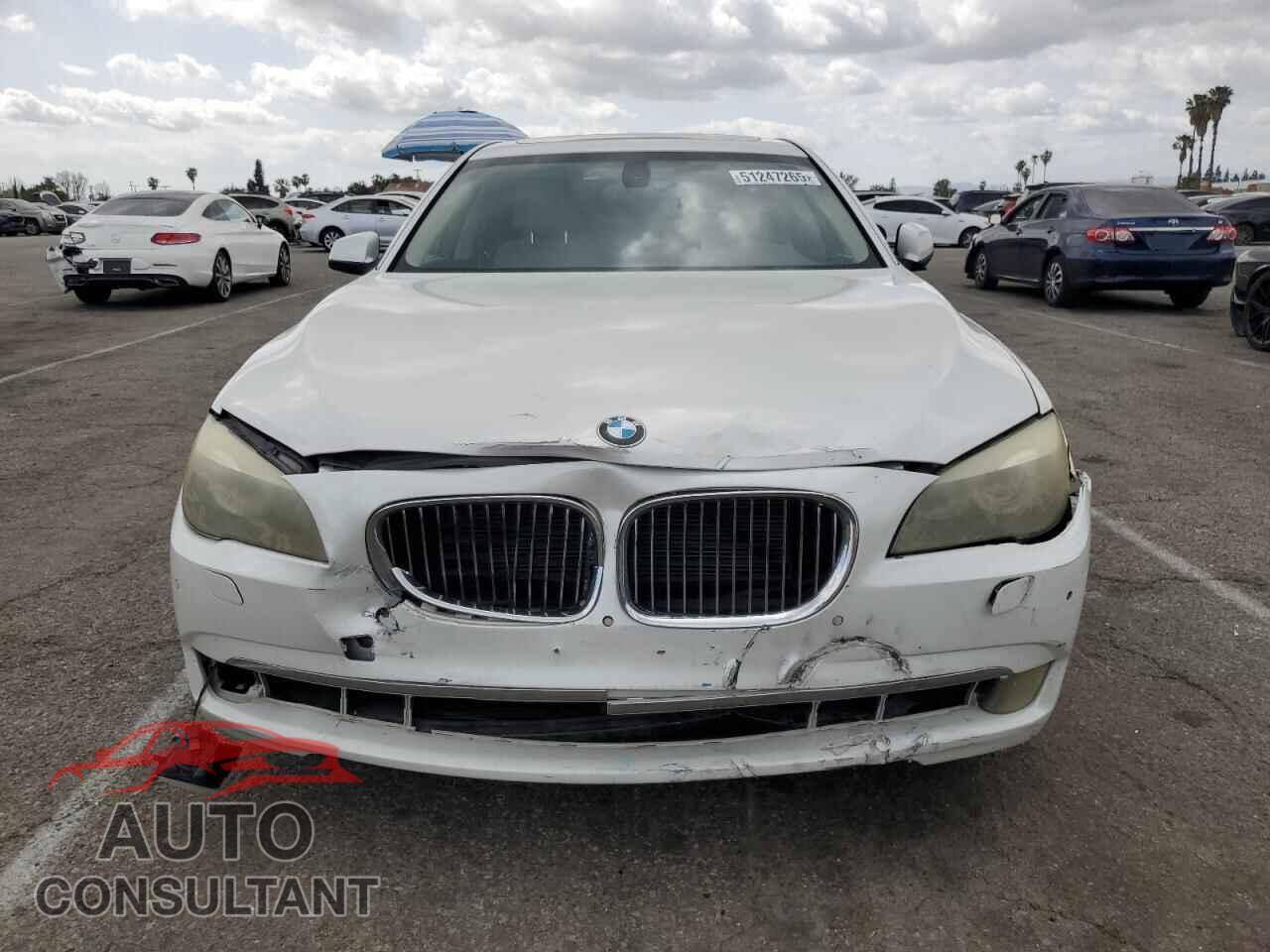 BMW 7 SERIES 2011 - WBAKB4C52BC392995