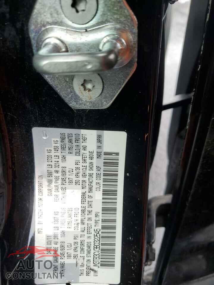 MAZDA CX-9 2011 - JM3TB3CV3B0322545