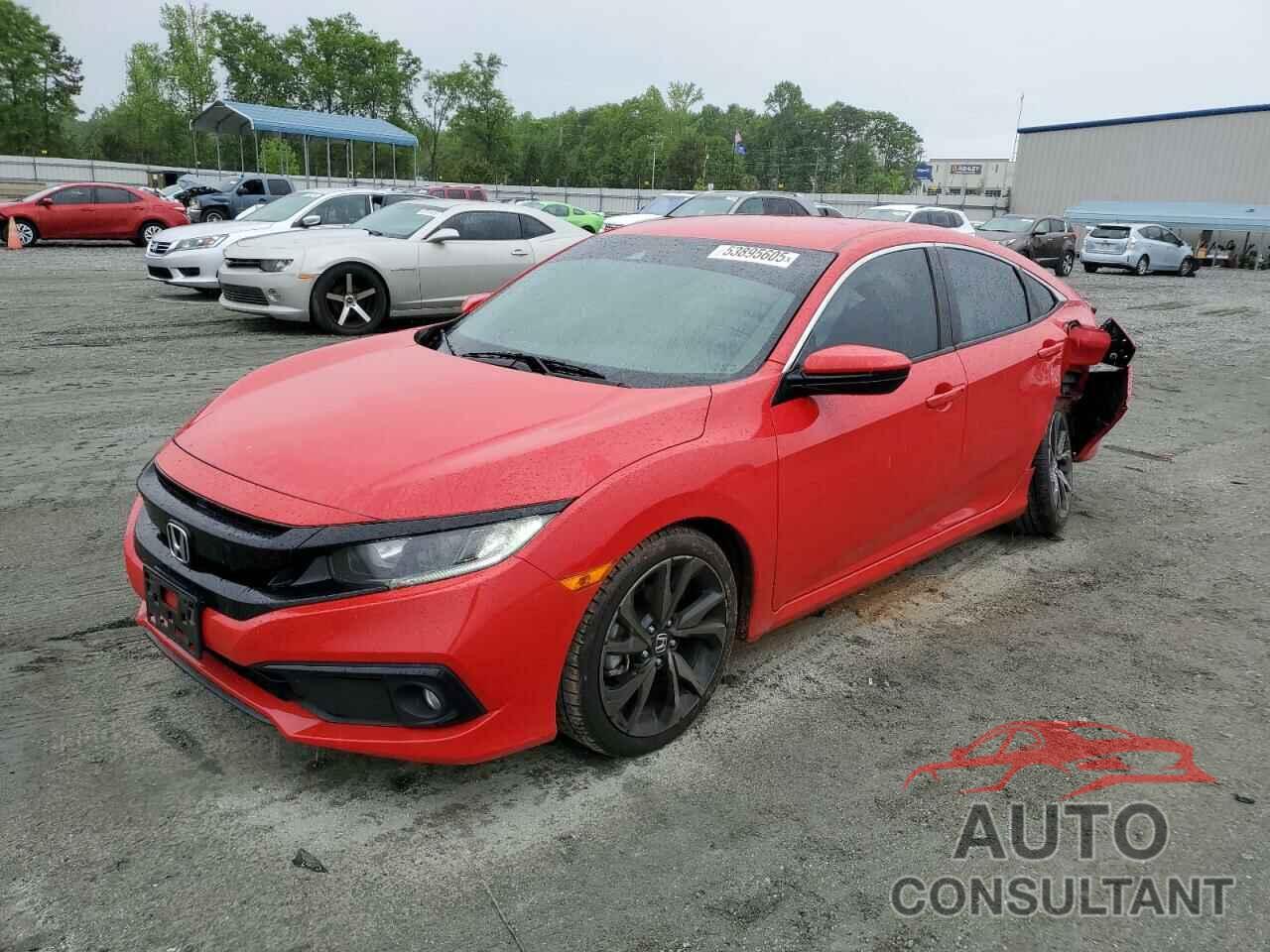 HONDA CIVIC 2019 - 2HGFC2F86KH548594