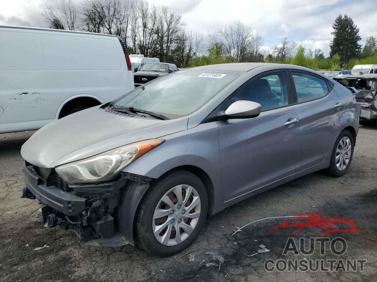 HYUNDAI ELANTRA 2012 - KMHDH4AE4CU301603