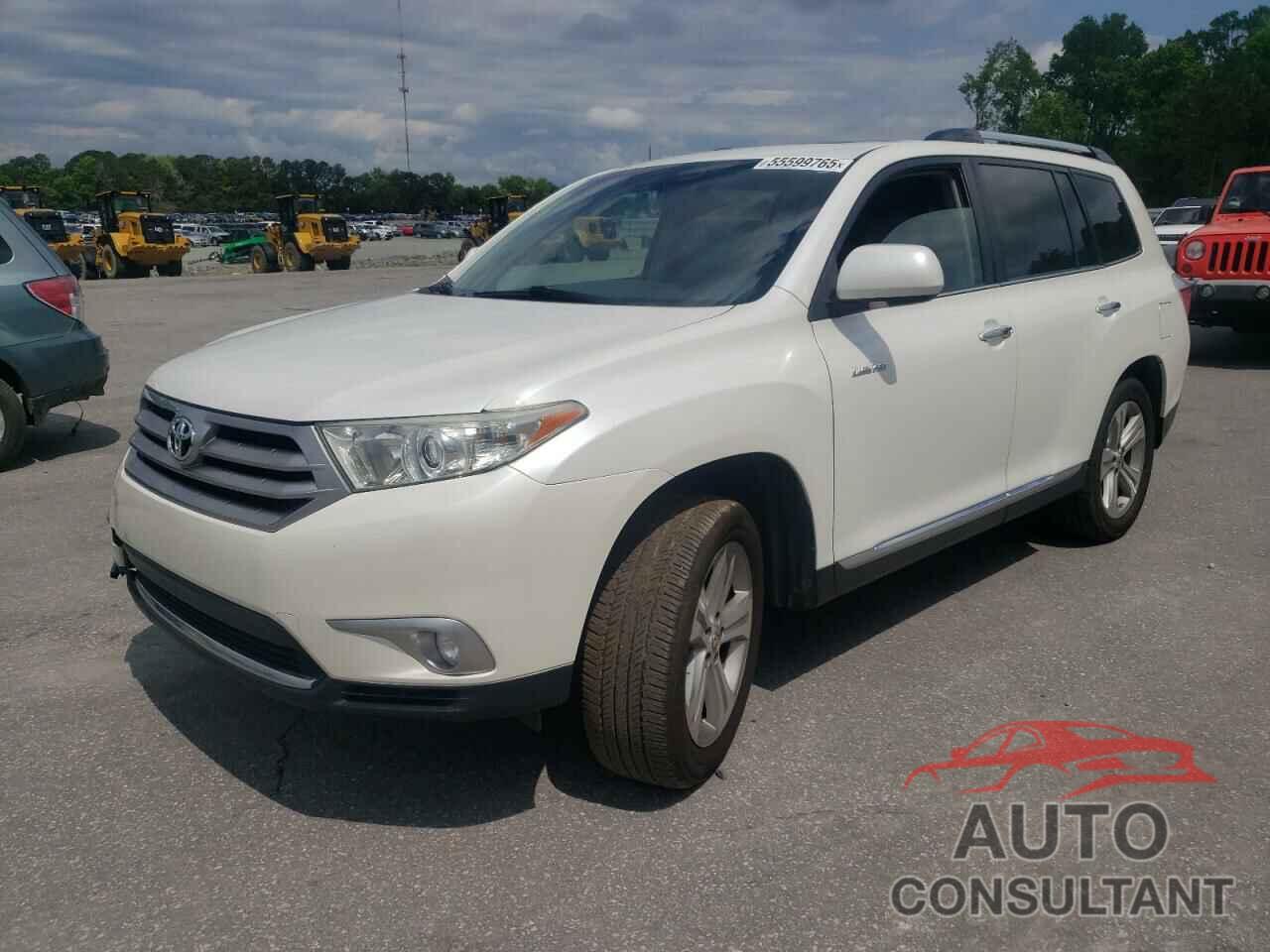 TOYOTA HIGHLANDER 2013 - 5TDYK3EH7DS109877