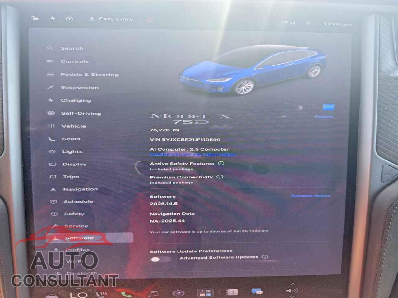 TESLA MODEL X 2018 - 5YJXCBE21JF110599