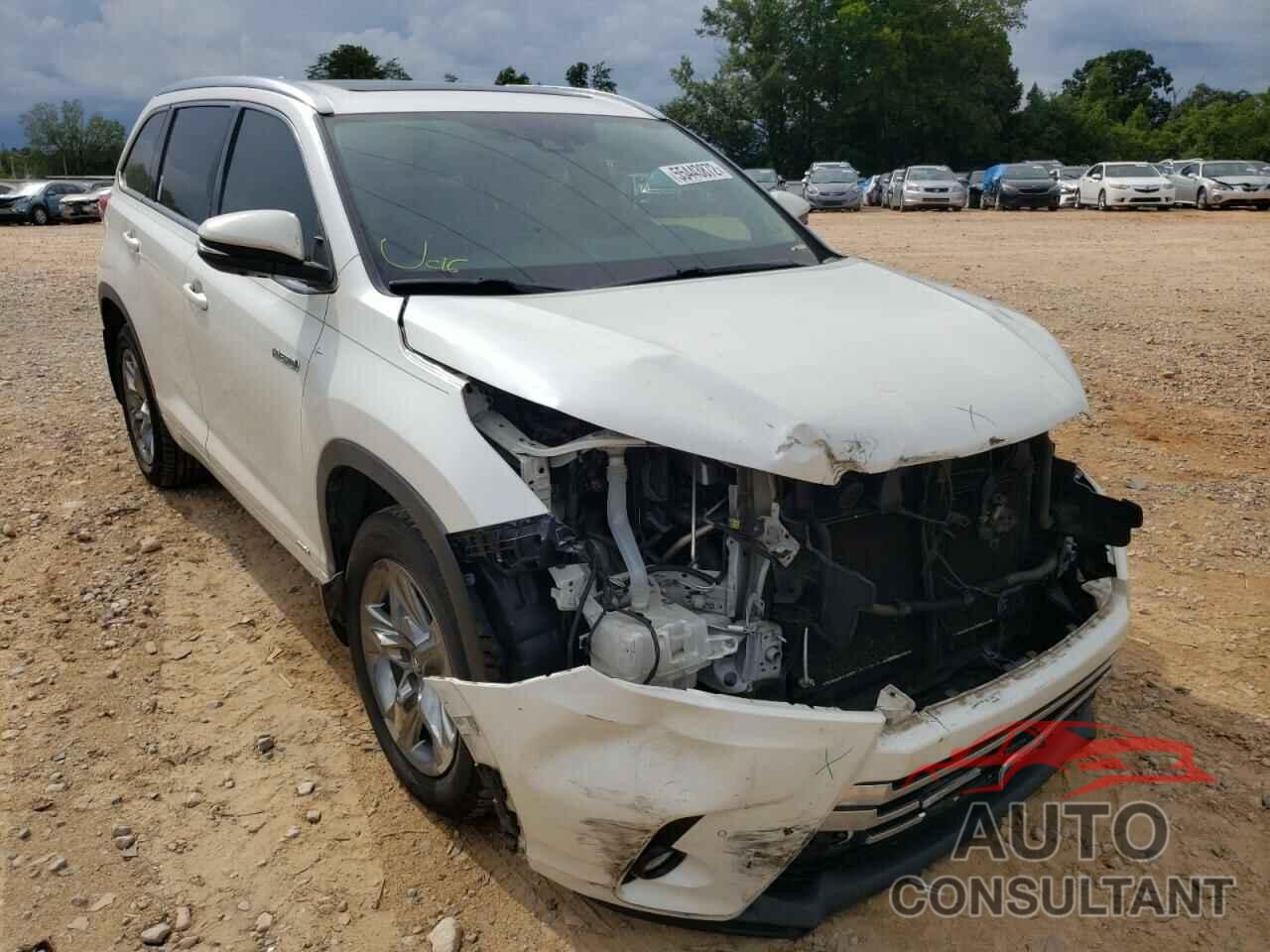 TOYOTA HIGHLANDER 2018 - 5TDDGRFH6JS037941