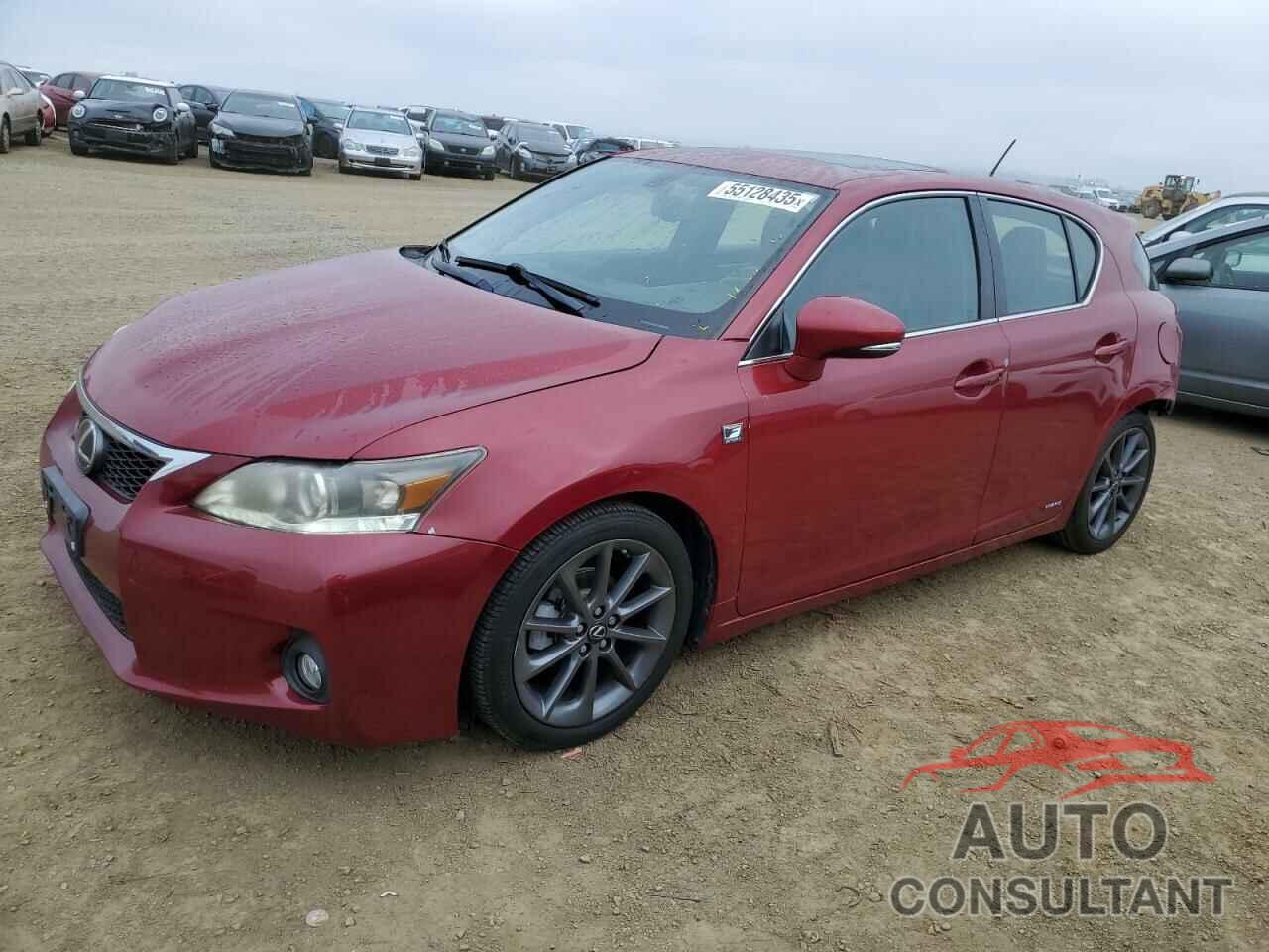 LEXUS CT 200 2012 - JTHKD5BH8C2089465