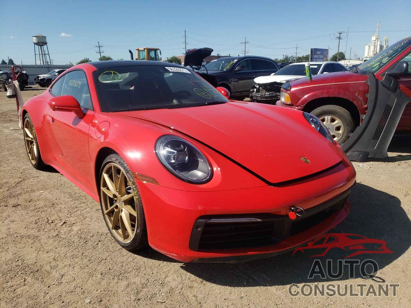 PORSCHE 911 2021 - WP0AA2A94MS205180