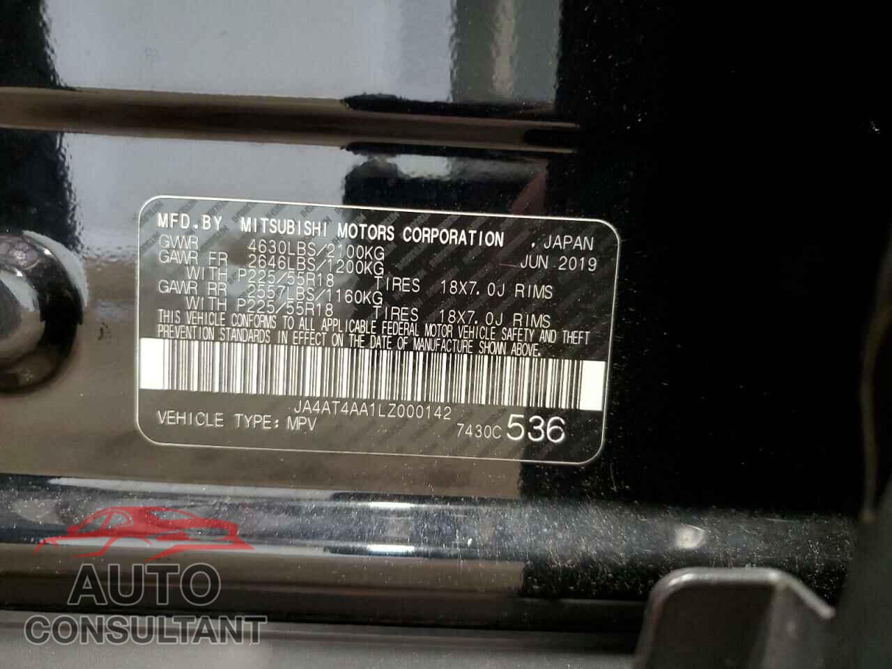 MITSUBISHI ECLIPSE 2020 - JA4AT4AA1LZ000142