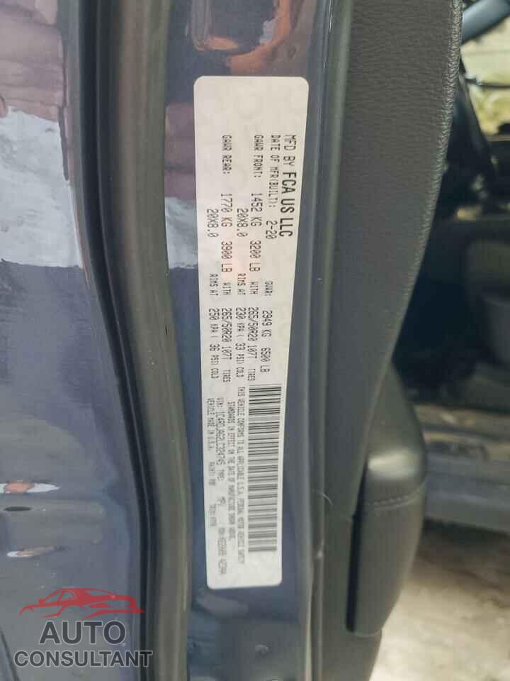 DODGE DURANGO 2020 - 1C4RDJAG2LC324745
