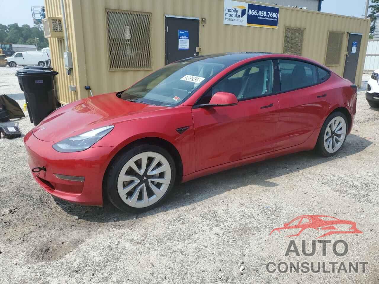 TESLA MODEL 3 2022 - 5YJ3E1EAXNF369821