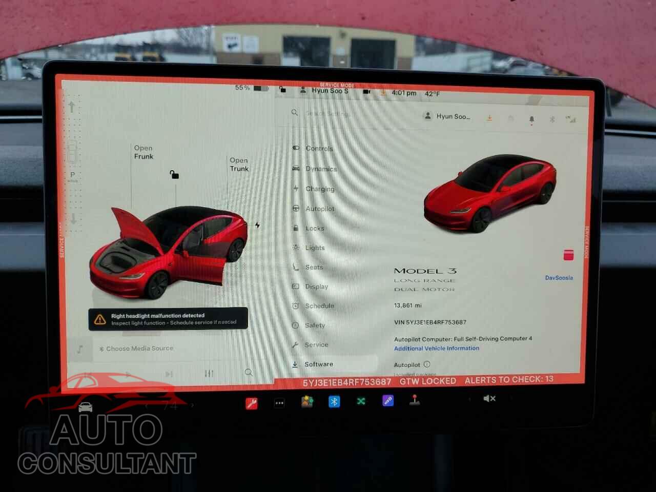 TESLA MODEL 3 2024 - 5YJ3E1EB4RF753687