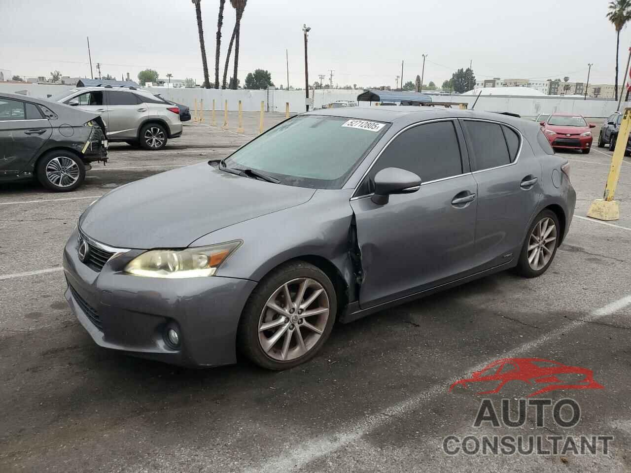 LEXUS CT 200 2012 - JTHKD5BH9C2098529