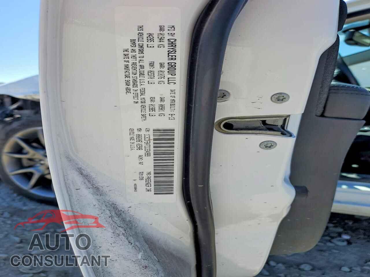 DODGE DART 2013 - 1C3CDFBA7DD334989
