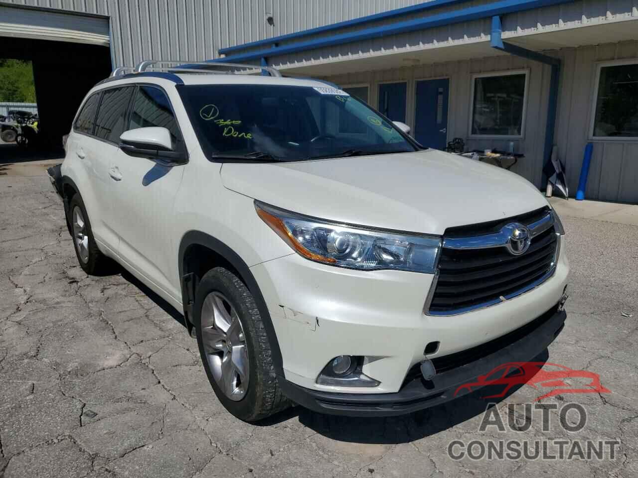 TOYOTA HIGHLANDER 2015 - 5TDDKRFH3FS086262