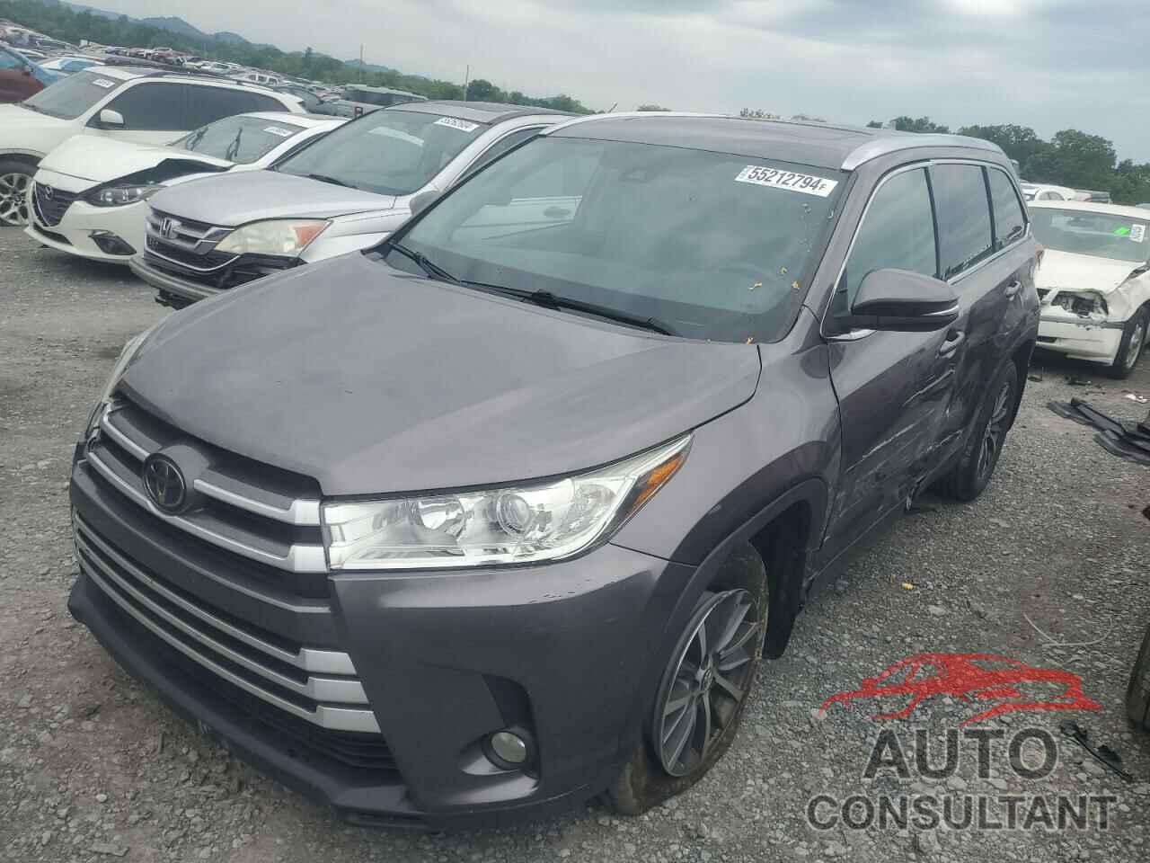 TOYOTA HIGHLANDER 2019 - 5TDJZRFH9KS577234