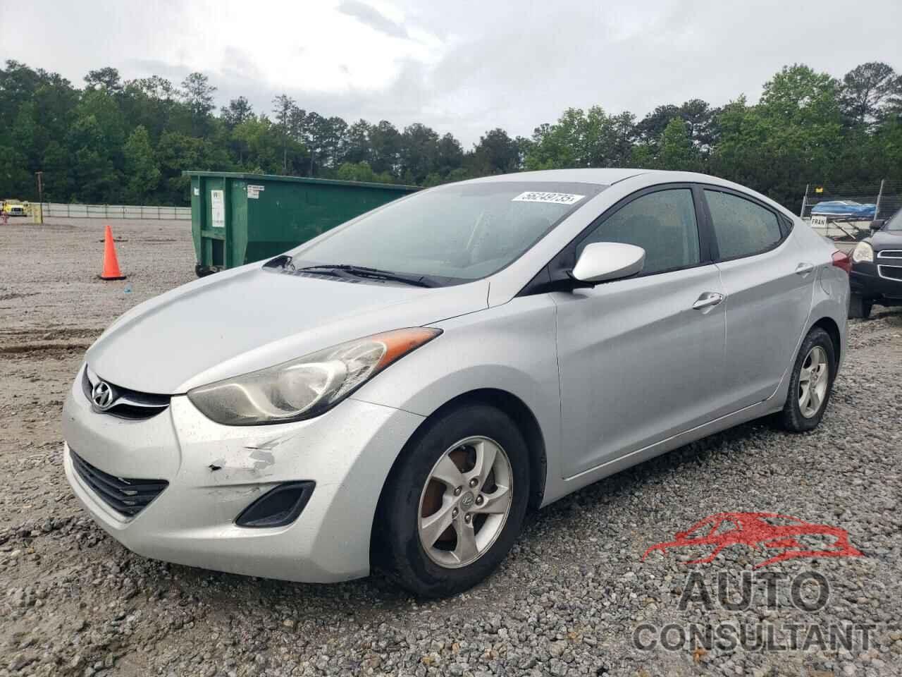 HYUNDAI ELANTRA 2012 - KMHDH4AE6CU366064