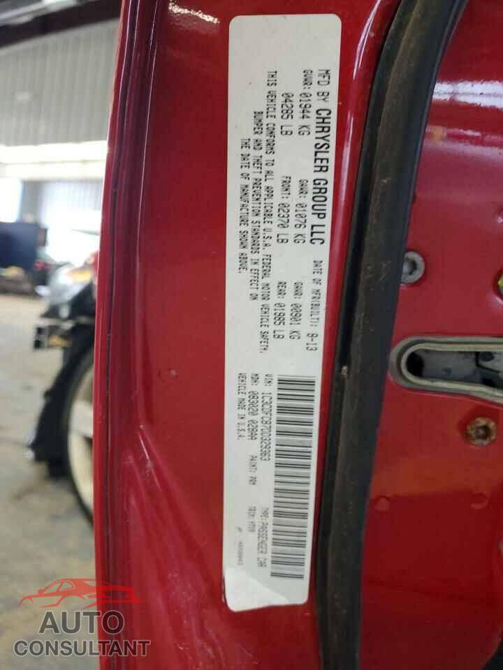 DODGE DART 2013 - 1C3CDFCB7DD329363
