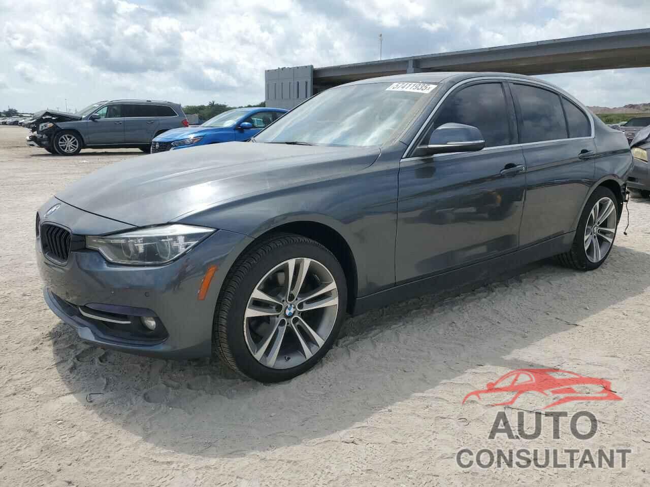 BMW 3 SERIES 2017 - WBA8D9G56HNU59185