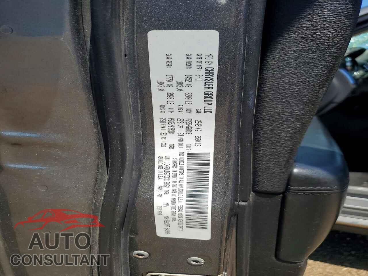 DODGE DURANGO 2012 - 1C4RDJDG7CC113892
