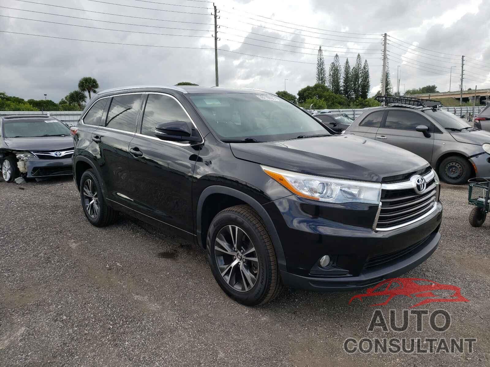 TOYOTA HIGHLANDER 2016 - 5TDKKRFH8GS154886