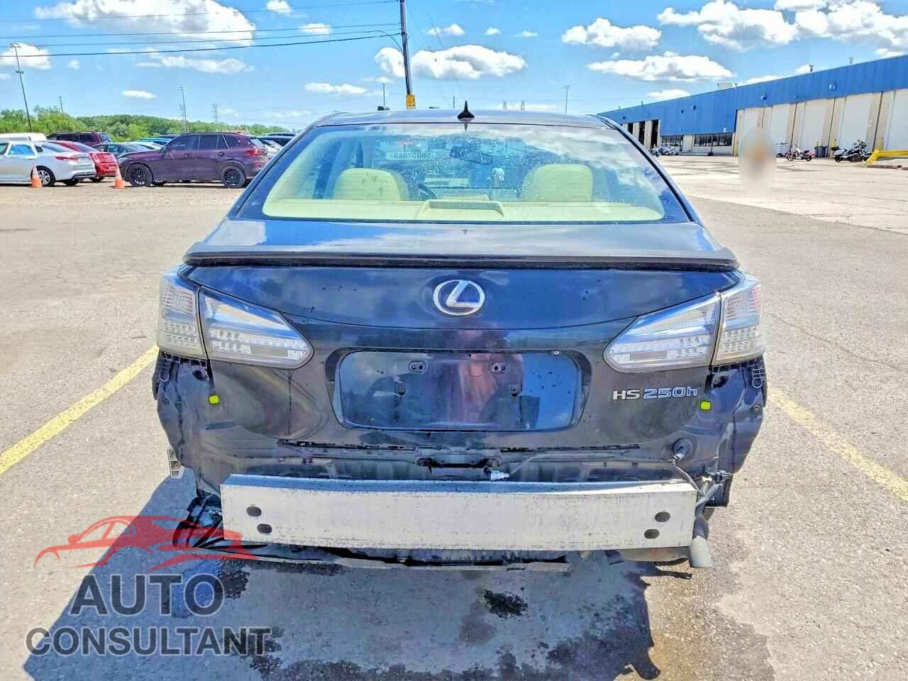 LEXUS HS 2012 - JTHBB1BA9C2049218