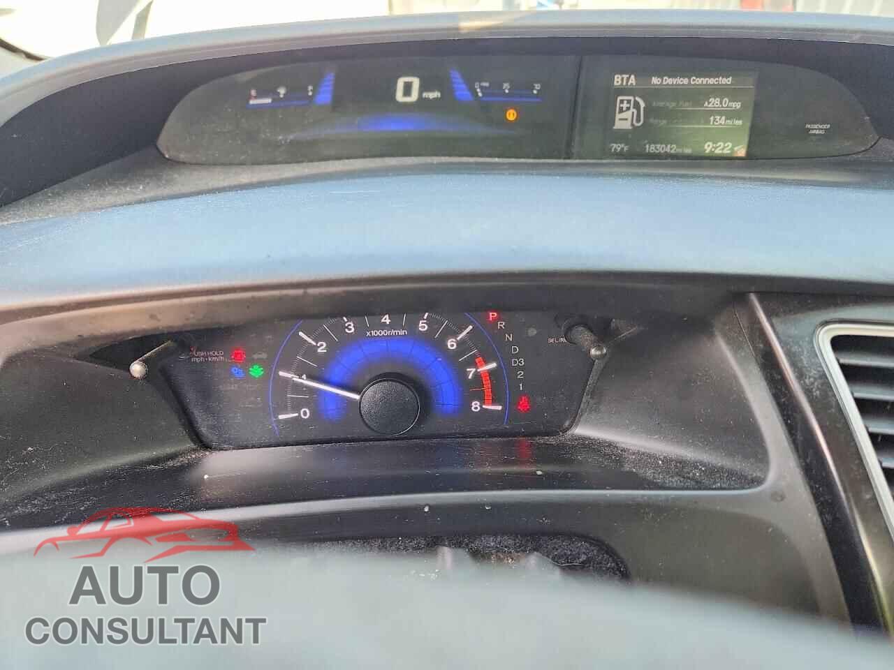 HONDA CIVIC 2013 - 19XFB2F85DE258265