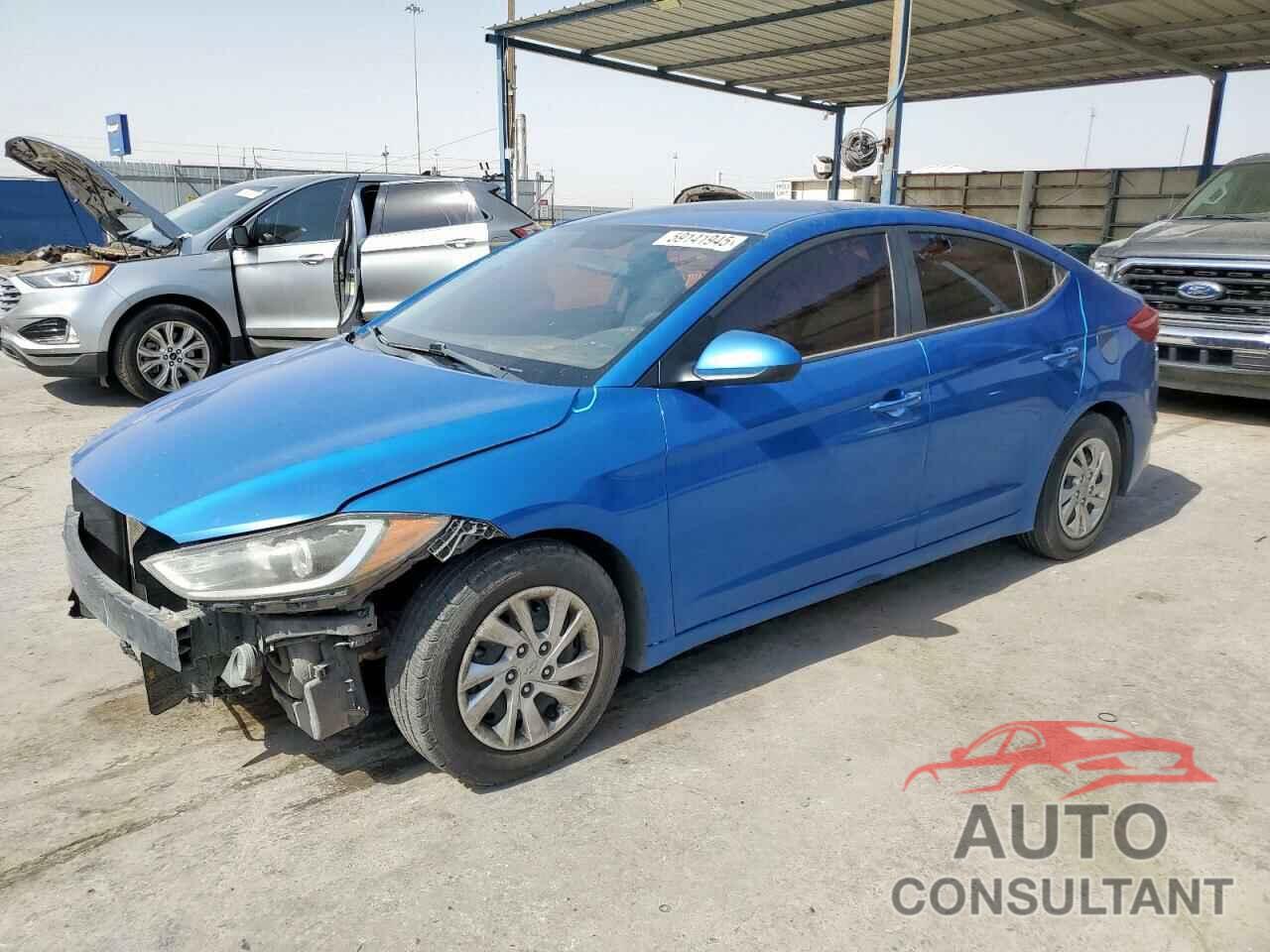 HYUNDAI ELANTRA 2017 - KMHD74LF8HU091460