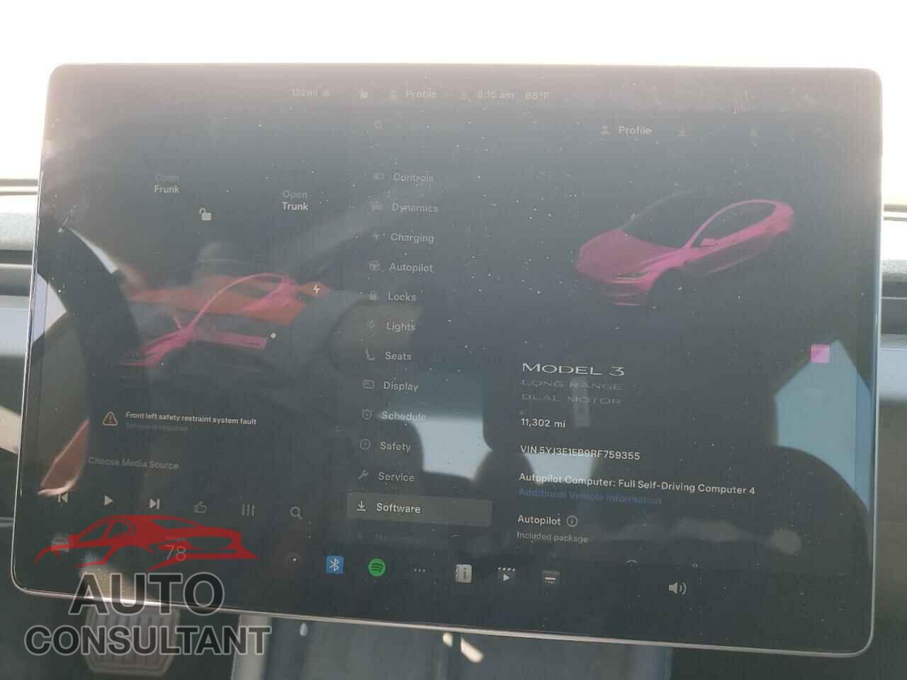 TESLA MODEL 3 2024 - 5YJ3E1EB9RF759355