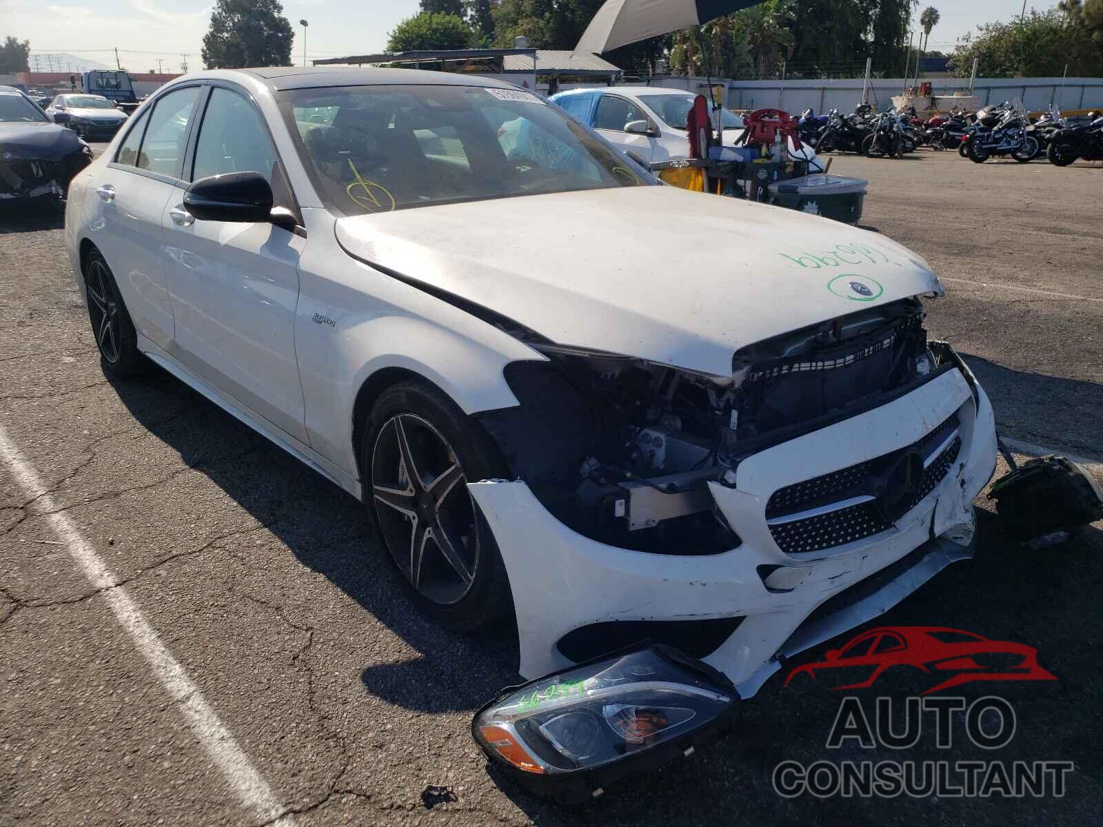 MERCEDES-BENZ C-CLASS 2017 - 55SWF6EB8HU193211