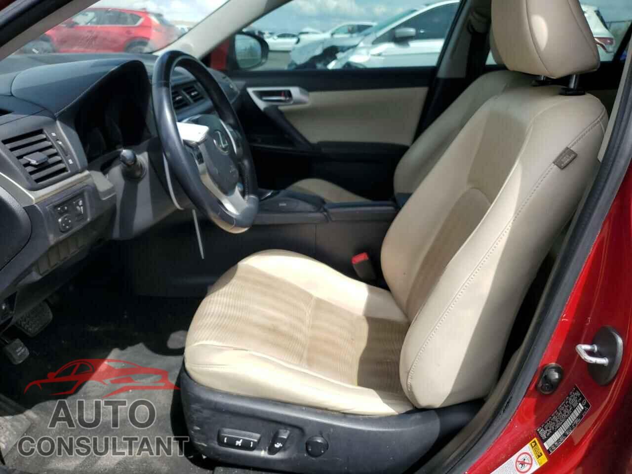 LEXUS CT 200 2013 - JTHKD5BH5D2155374