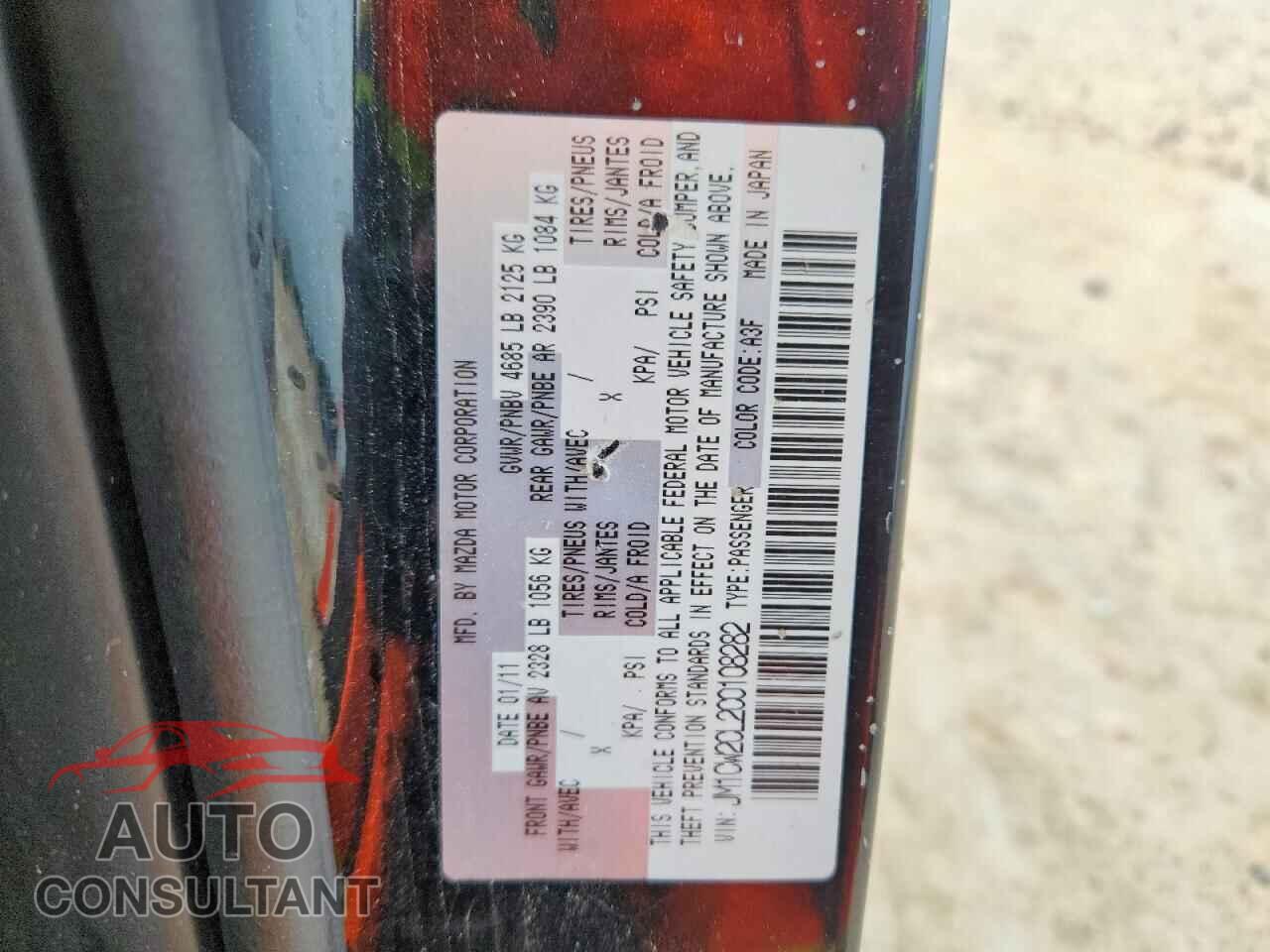 MAZDA 5 2012 - JM1CW2CL2C0108282