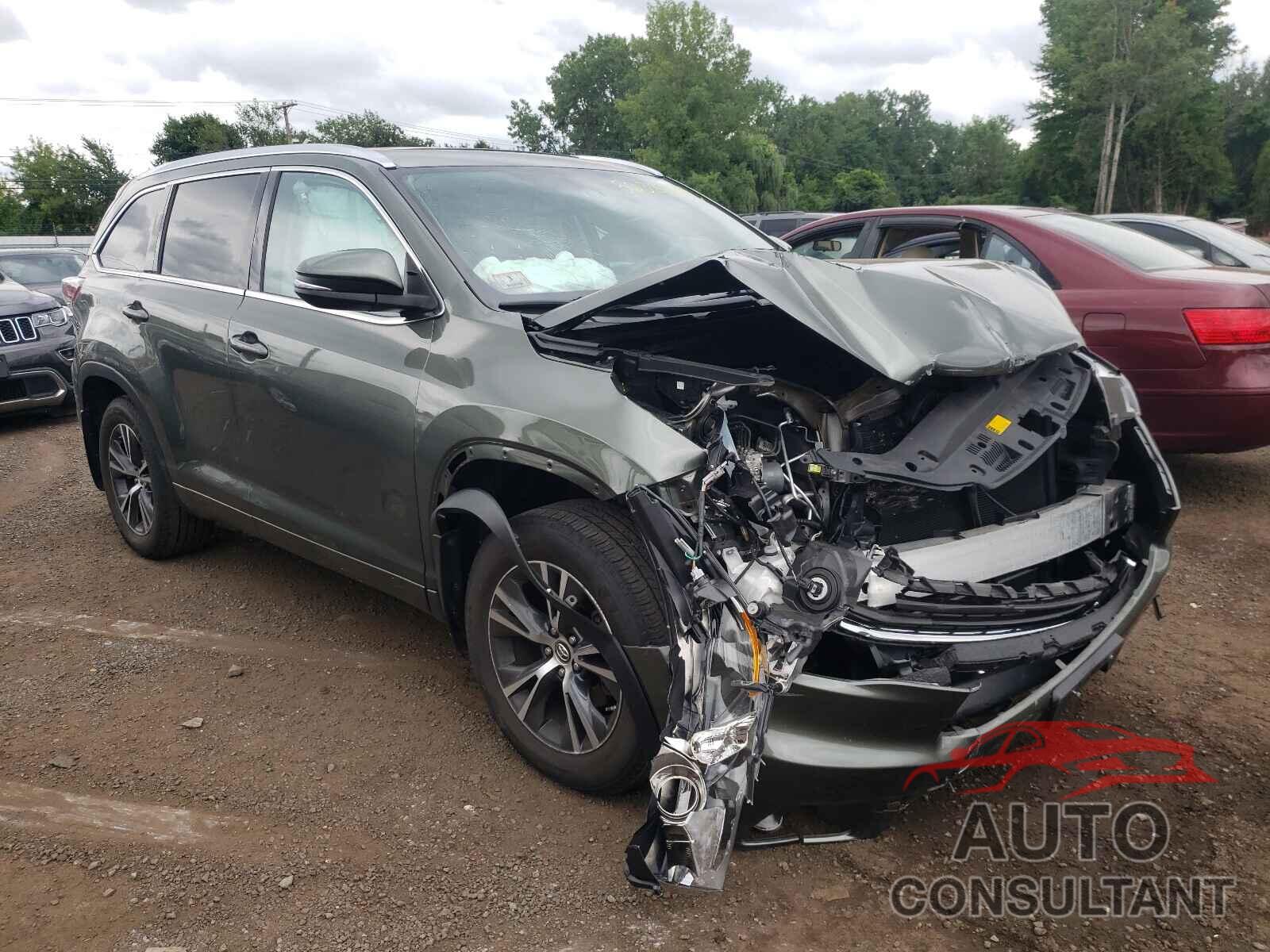 TOYOTA HIGHLANDER 2016 - 5TDJKRFH9GS342800