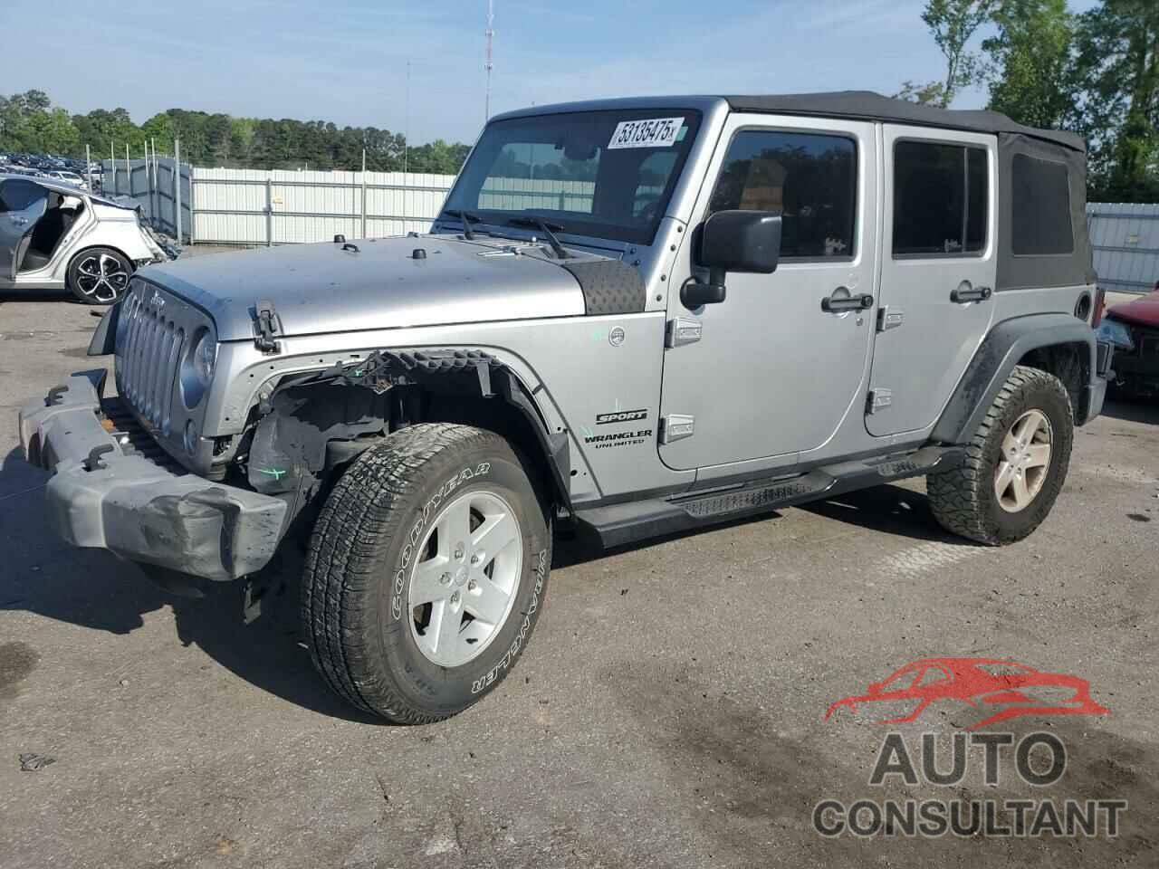 JEEP WRANGLER 2017 - 1C4HJWDG0HL545619