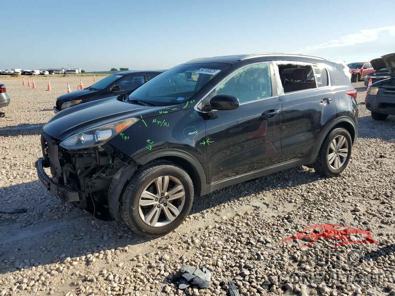 KIA SPORTAGE 2017 - KNDPMCAC6H7102614