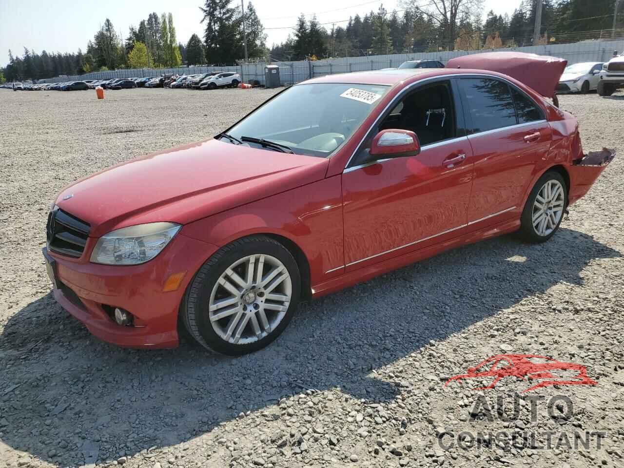 MERCEDES-BENZ C-CLASS 2009 - WDDGF54X19R053399
