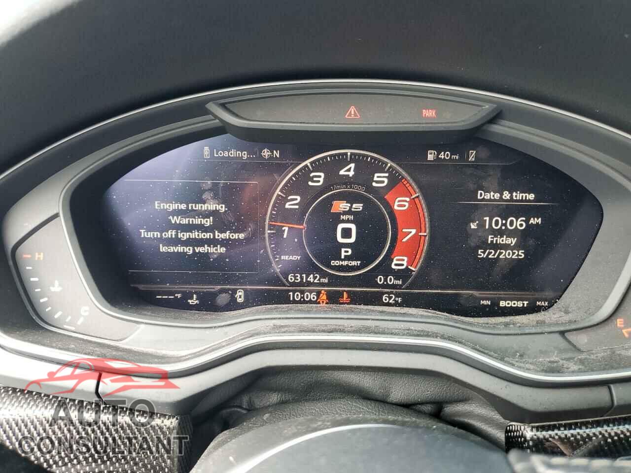 AUDI S5/RS5 2018 - WAUR4AF50JA011058