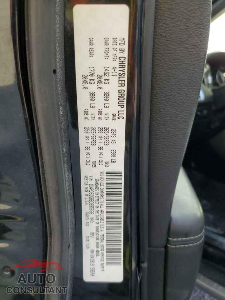 DODGE DURANGO 2011 - 1D4RD5GG8BC695036