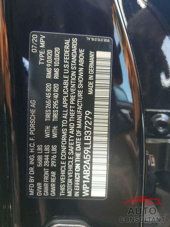 PORSCHE MACAN 2020 - WP1AB2A59LLB37279